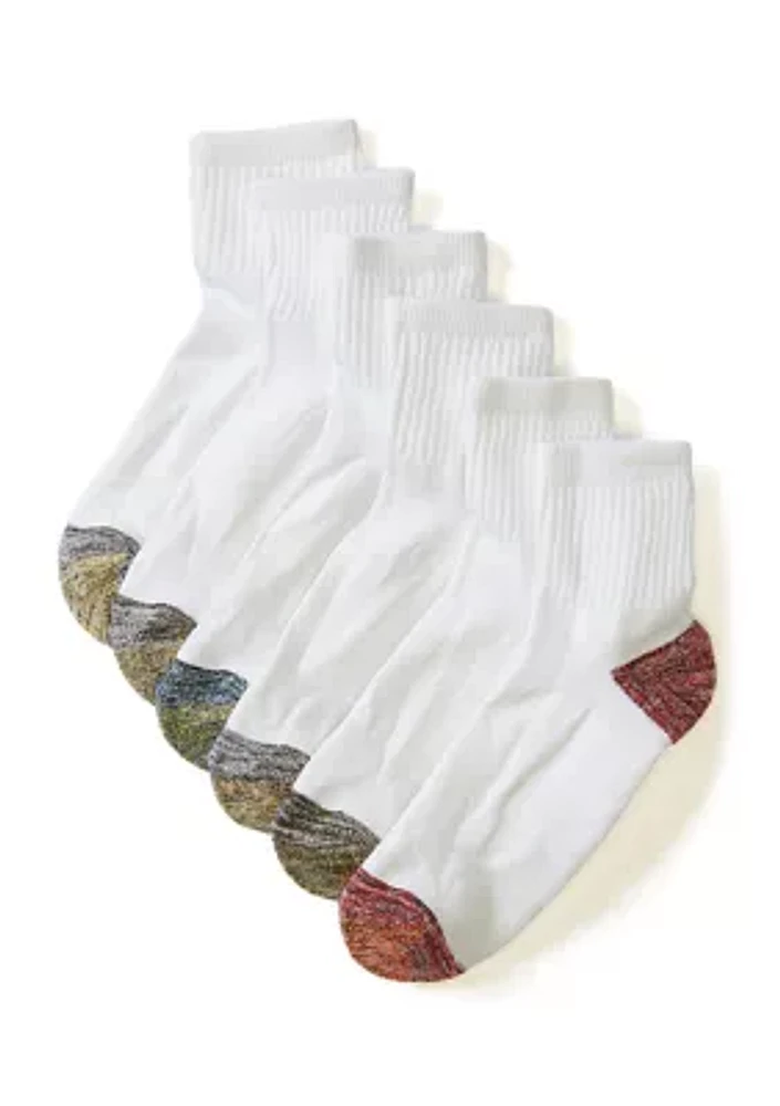 Fit Tech Cushion Quarter Socks