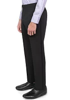 Men's Slim Fit Black Tuxedo Pants