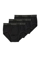Big & Tall Premium 100% Cotton Brief Underwear- 3 Pack