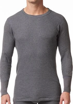 Men's Waffle Knit Thermal Long Sleeve Shirt