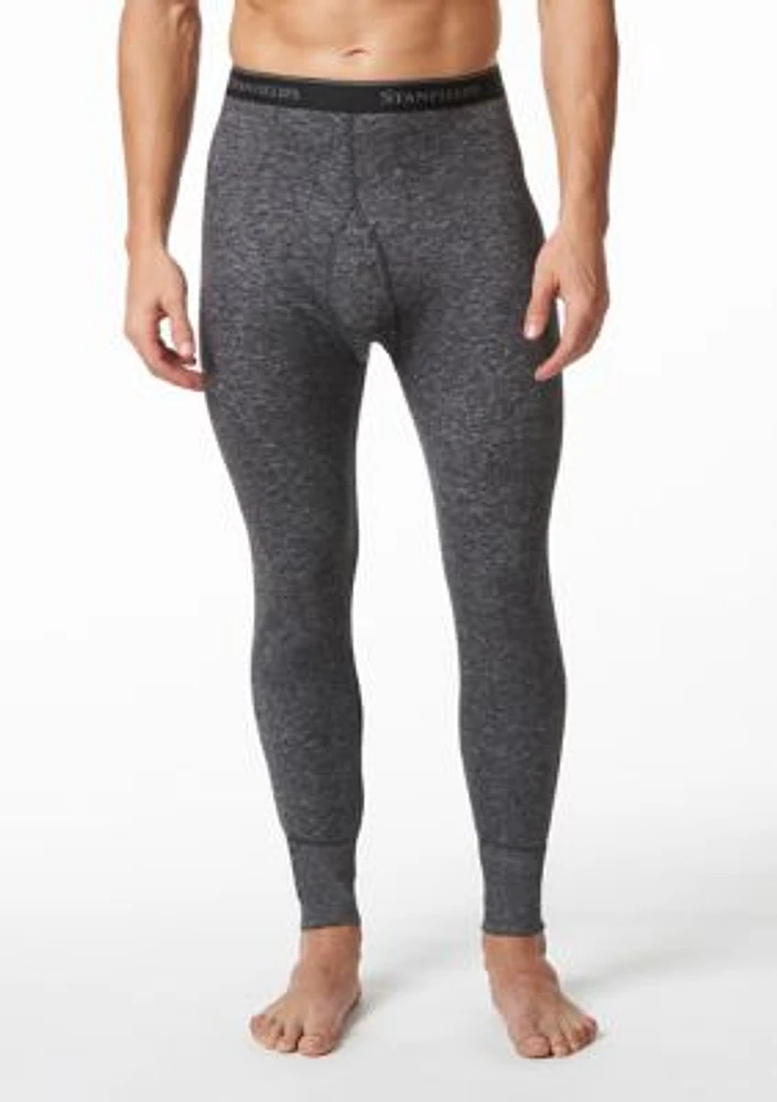 Men' s 2 Layer Merino Wool Blend Thermal Long Johns