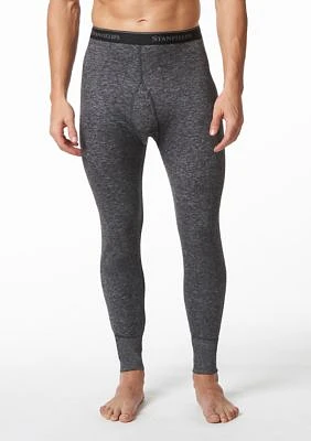 Men' s 2 Layer Merino Wool Blend Thermal Long Johns