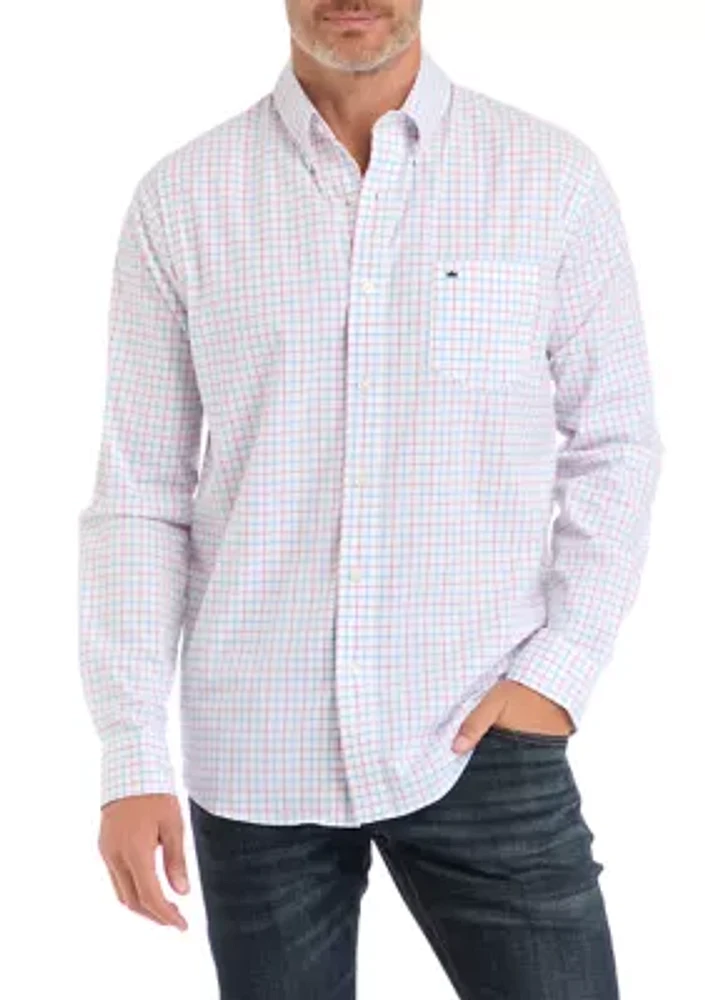 Poplin Plaid Printed Shirt