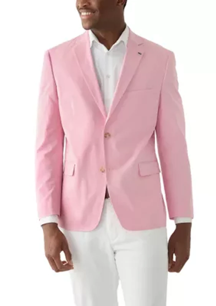 Chambray Solid Suit Separate Jacket