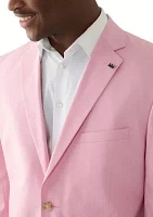 Chambray Solid Suit Separate Jacket