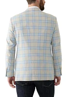 Big & Tall Plaid Printed Sportcoat