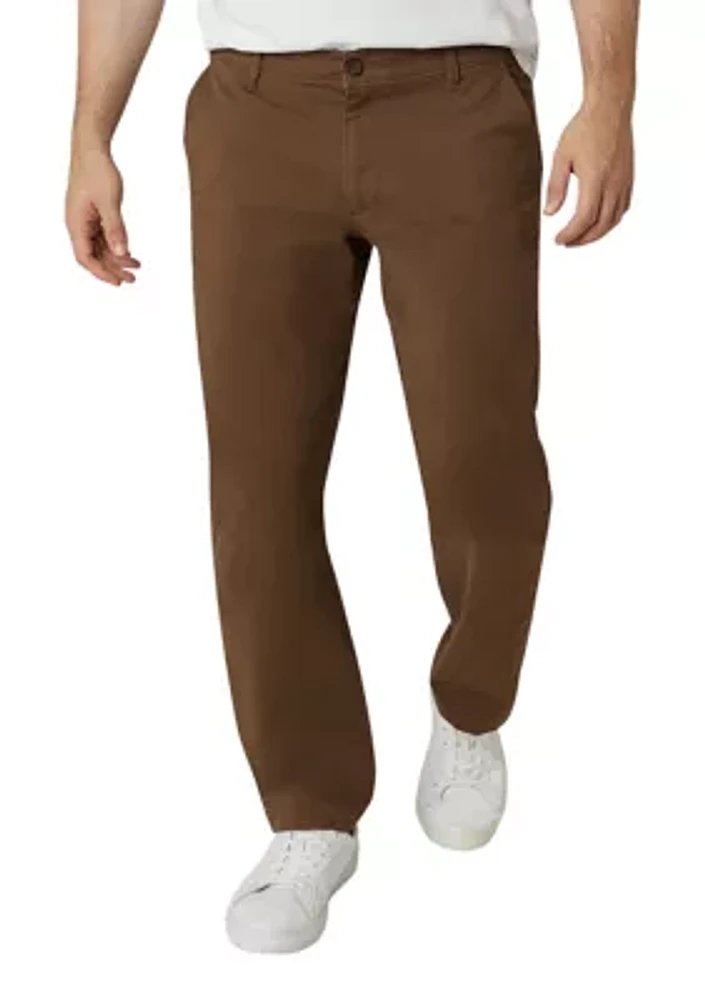 Flex Waist Straight Fit Chino Pants