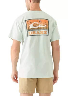 Men's Marsh Flight Cotton Short Sleeve Graphic T-Shirt