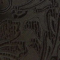 Tonal Satin Paisley Tie with Bar
