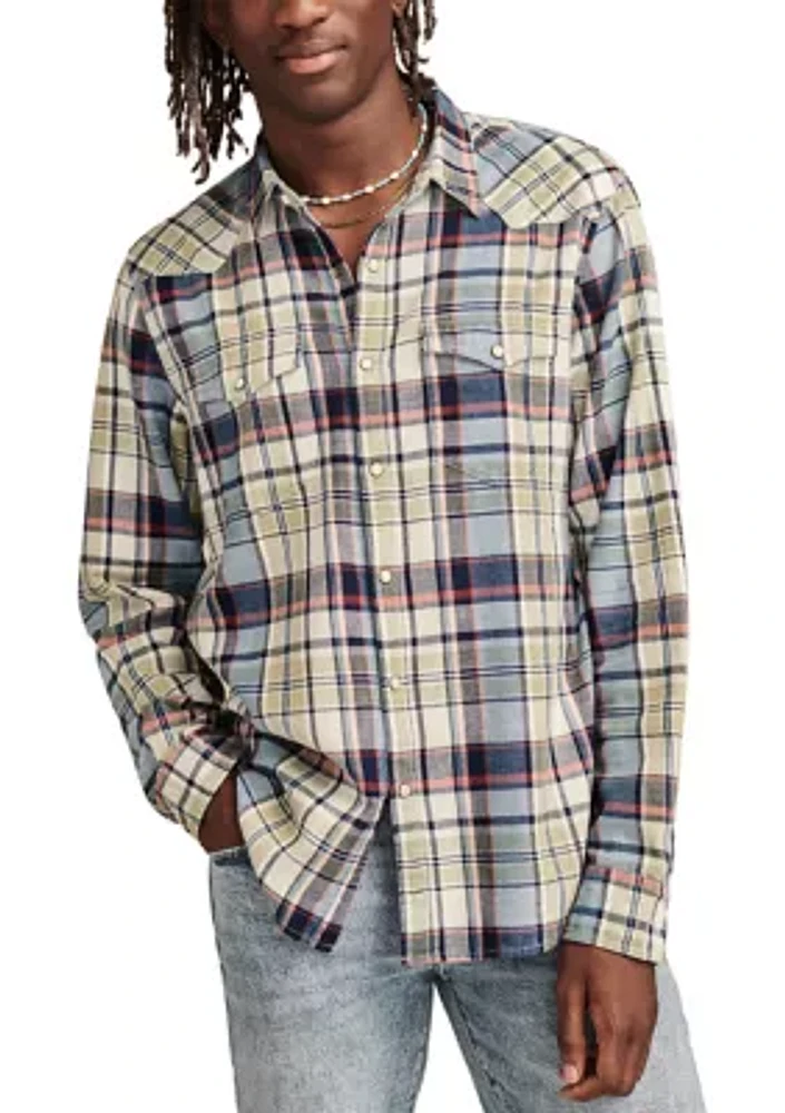 Plaid Western Shirt