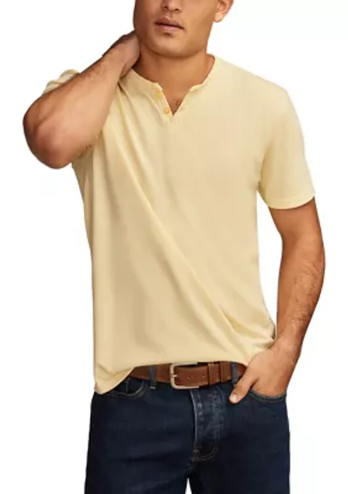 Big & Tall Venice Burnout Henley T-Shirt