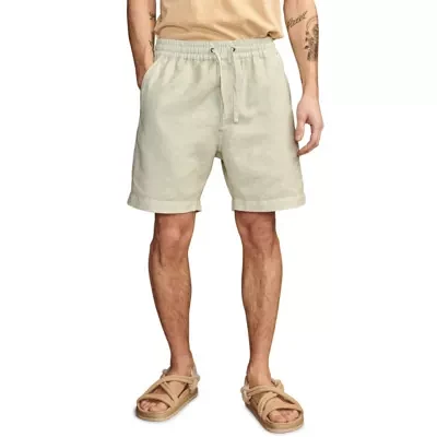 Linen Pull On Shorts