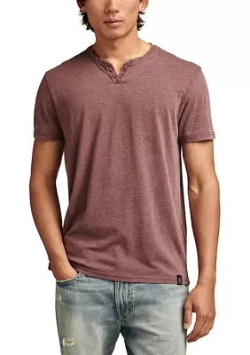 Big & Tall Short Sleeve Venice Burnout T-Shirt