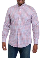 Big & Tall Comfort Performance Woven Button Down Shirt