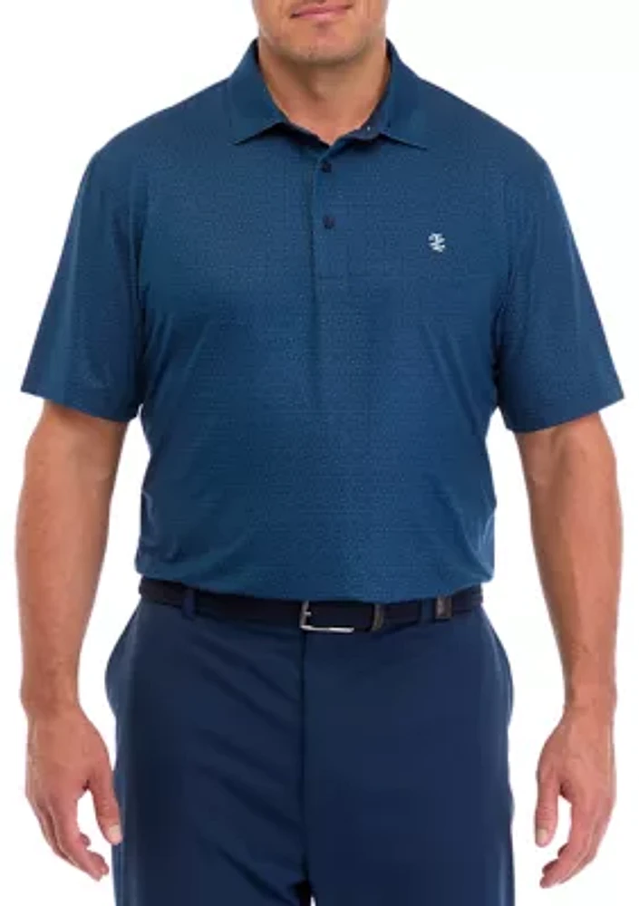 Big & Tall SWINGFLEX ELITE - Fashion Printed Polo Shirt