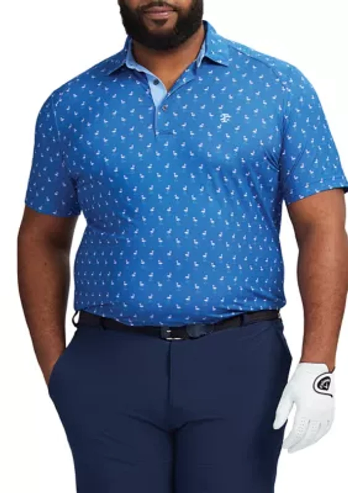 Big & Tall Swingflex Elite Golf Short Sleeve Polo Shirt