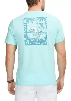 Soft Wash Short Sleeve Graphic Crew Neck T-Shirt