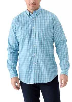 Big & Tall Comfort Plus Woven Performance Button Down Shirt