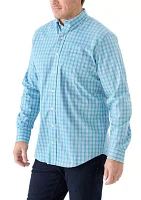 Big & Tall Comfort Plus Woven Performance Button Down Shirt