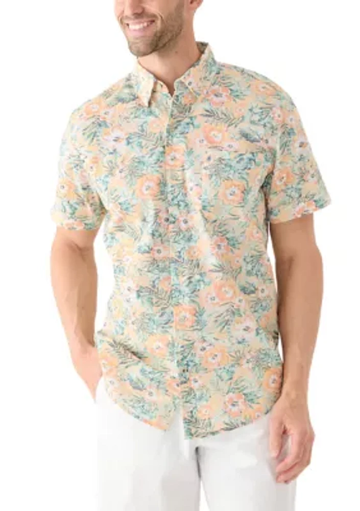 Dockside Chambray Printed Woven Shirt