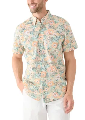Dockside Chambray Printed Woven Shirt