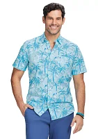 Dockside Chambray Printed Woven Shirt