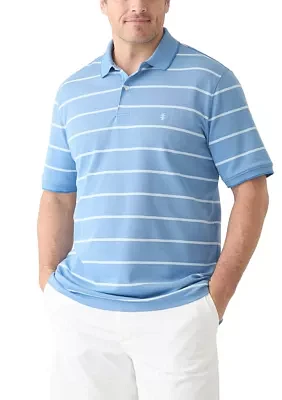 Big & Tall Rugby Stripe Polo Shirt