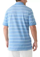 Big & Tall Rugby Stripe Polo Shirt