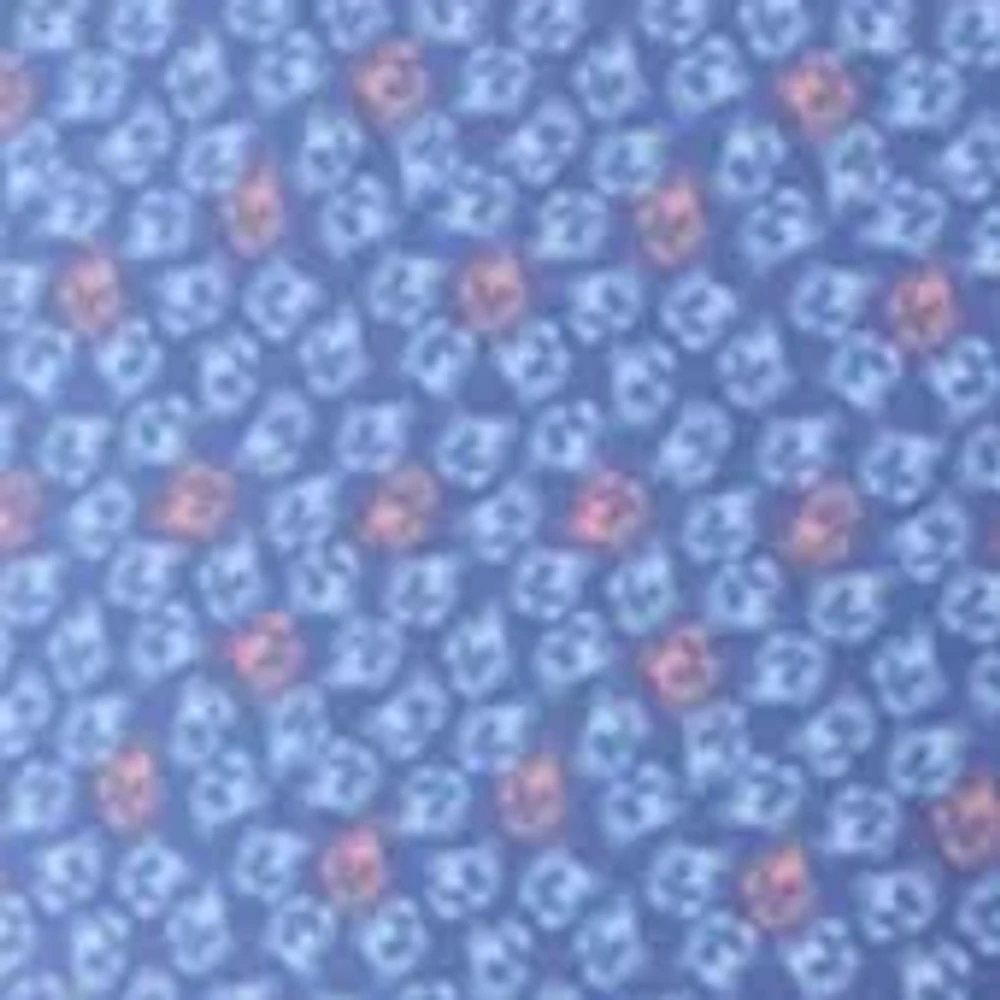 Short Sleeve Crab Print Polo Shirt