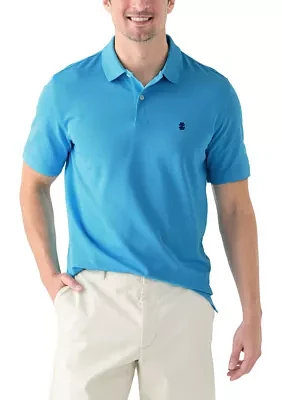 Short Sleeve Double Dye Polo Shirt