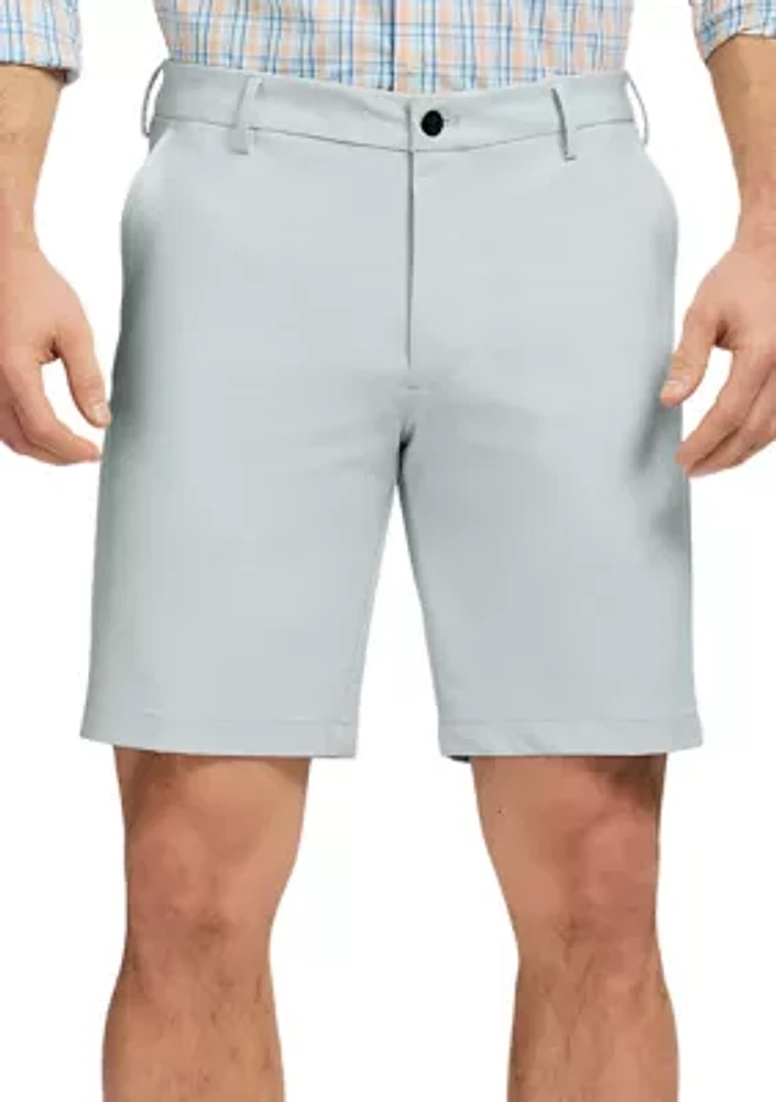 Traveler Flat Front 9.5'' Heather Shorts