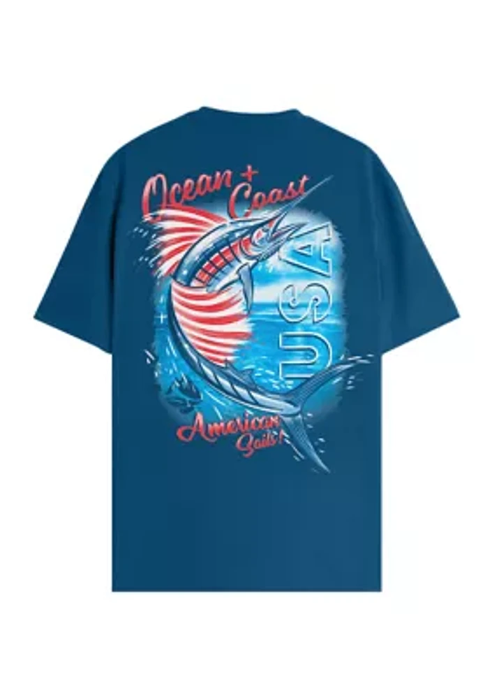 American Sails Short Sleeve Graphic T-Shirt