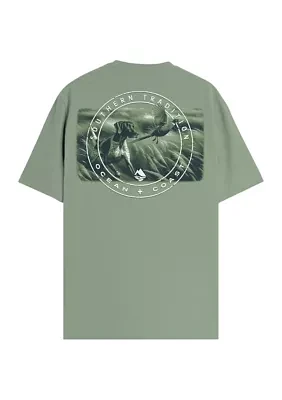 Short Sleeve Dog Flush Graphic T-Shirt