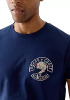 Short Sleeve Camo Fish Graphic T-Shirt