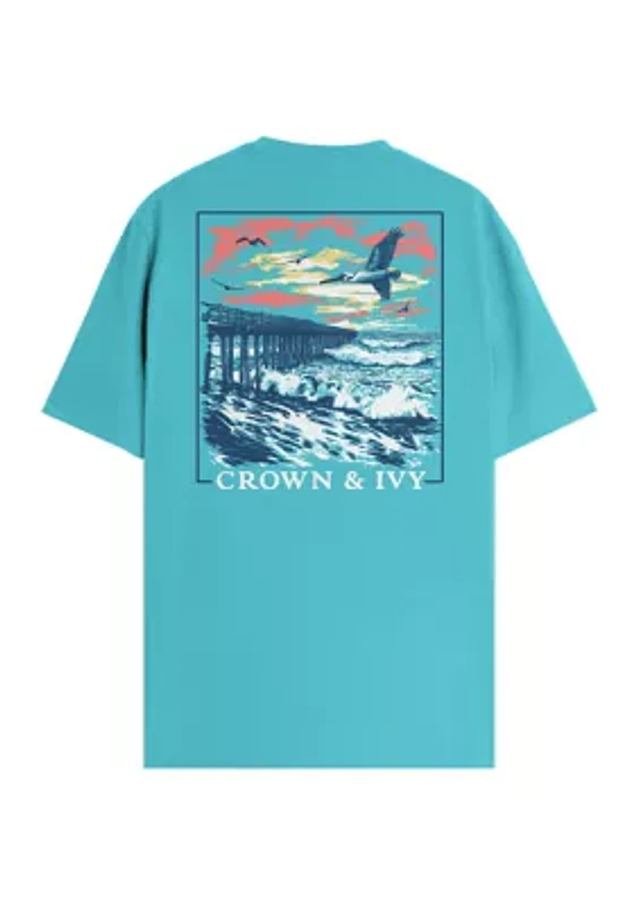 Short Sleeve Pier Graphic T-Shirt