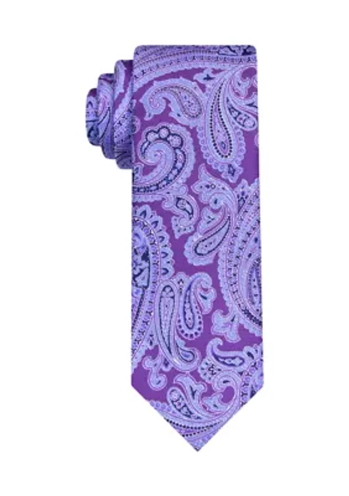Big & Tall Allover Paisley Tie