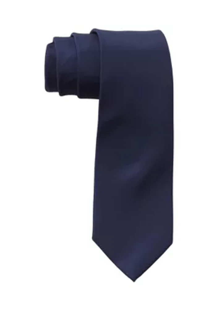 Men's Tall Soft Solid Tie
