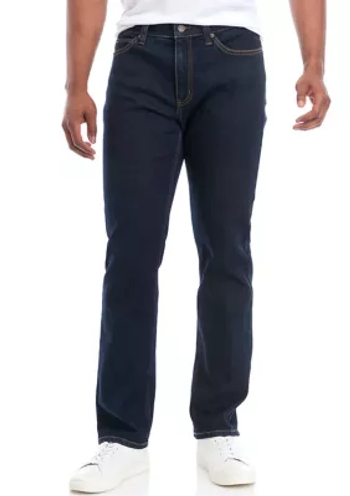 Rinse Wash Straight Jeans