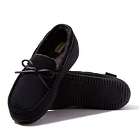 Pierce Microsuede Moc with Tie
