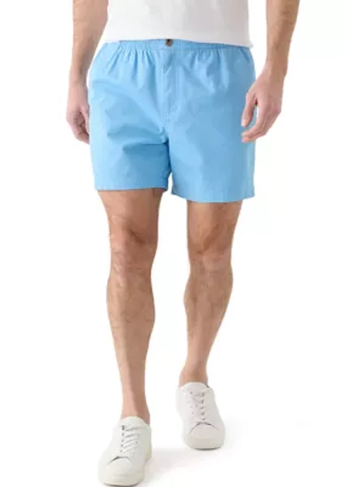 6" Twill Deck Shorts