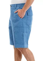 11" Twill Cargo Shorts