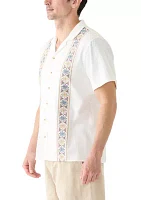 Embroidered Camp Shirt