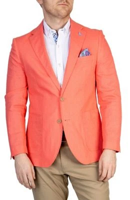 Solid Linen Blend Sportcoat