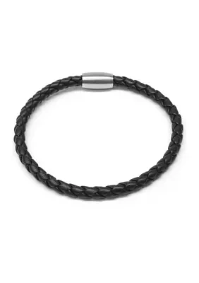 Black Leather Bracelet