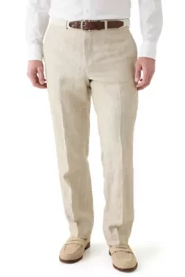 Men's Linen Classic Fit Suit Separate Pants