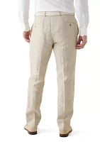 Men's Linen Classic Fit Suit Separate Pants