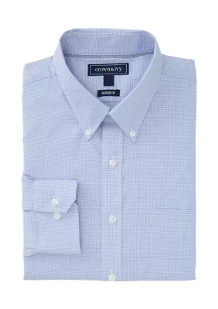 Long Sleeve Printed Button Up Shirt