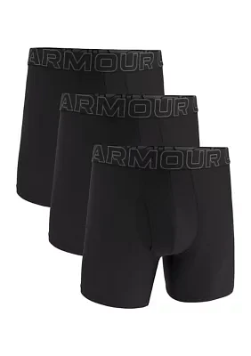 Performance Mesh 6" Boxer Briefs - 3 Pack