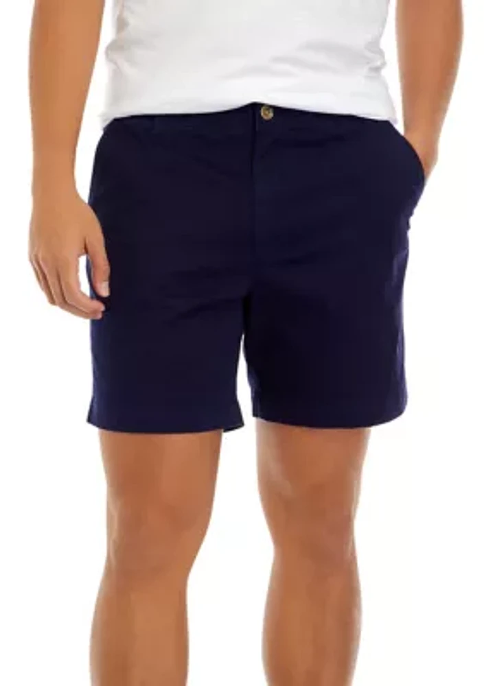 7" Flat Front Shorts