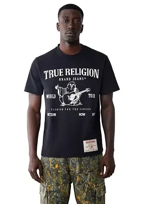 Men's World Tour Logo Short Sleeve Graphic T-Shirt